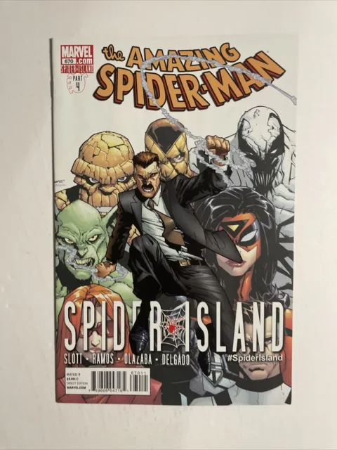 Amazing Spider-Man #670 (2011) 9.4 NM Marvel High Grade Comic Book Spider-Island