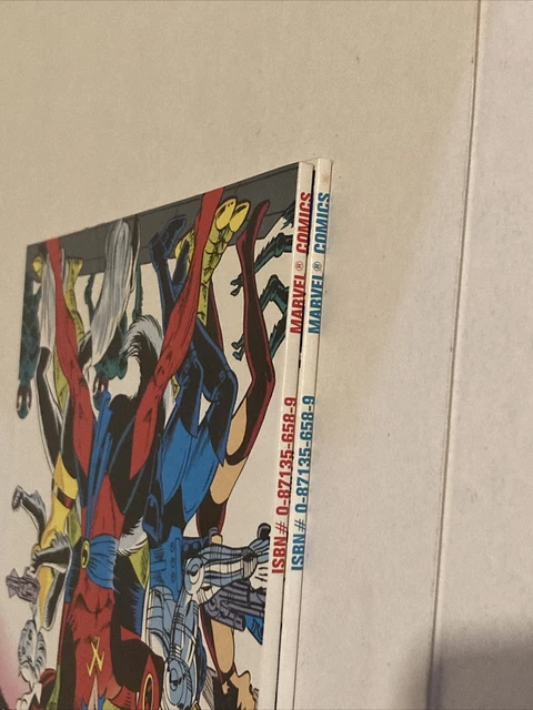 X-MEN SPOTLIGHT ON STARJAMMERS # 1 & # 2 Marvel Comic Books G/VG 1990 Copper Age 17