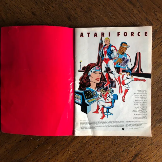 "Atari Force" Volume 1, #2 (DC) 1982 VG ATARI 2600 VG Free Shipping 3