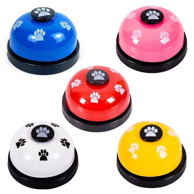 Pet Training Bell Potty Bell Dog Puppy Cat Desk Bell for Go Out and Eating