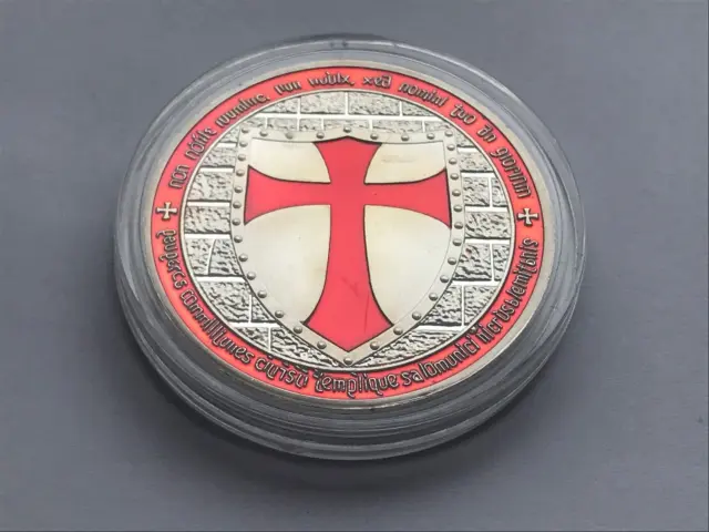 Templari Massonici, Croce Rossa Moneta, Token, Souvenir, Medaglia