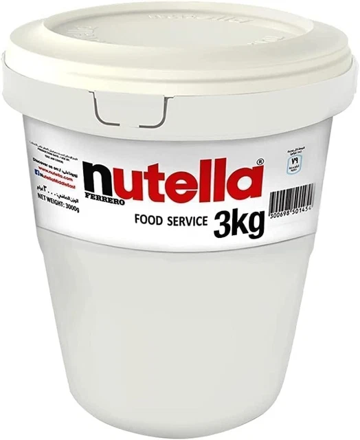 3 kg di Nutella Ferrero  Barattolo Crema alla nocciola spalmabile