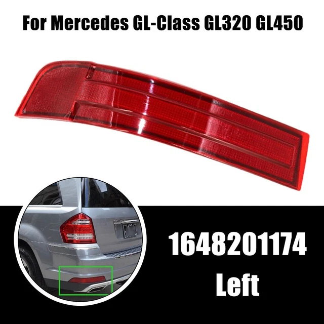 Réflecteurs Arrière Gauche + Droit Pour Mercedes W447 Vito/V-class - Rouge, ABS