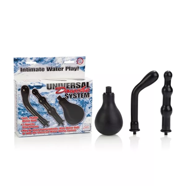 Sex Adult Toy Doccia intima Universal Douche System Black clistere anal vagina