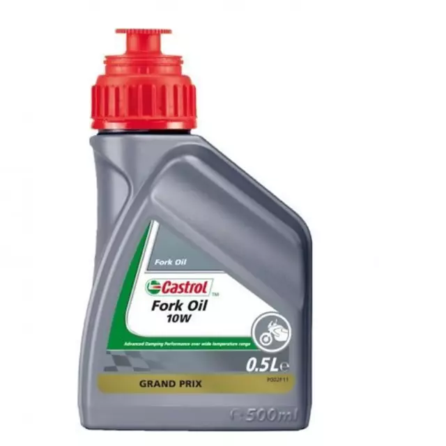 Olio Sospensione Forcella Ammortizzatori Castrol Fork Oil 10W 0,5 Litri Per Moto