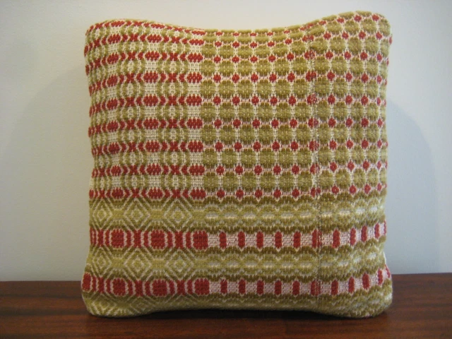 Pillow Sham Cover16 - Woven Coverlet - Decorative Throw Pillow - Accent Pillow