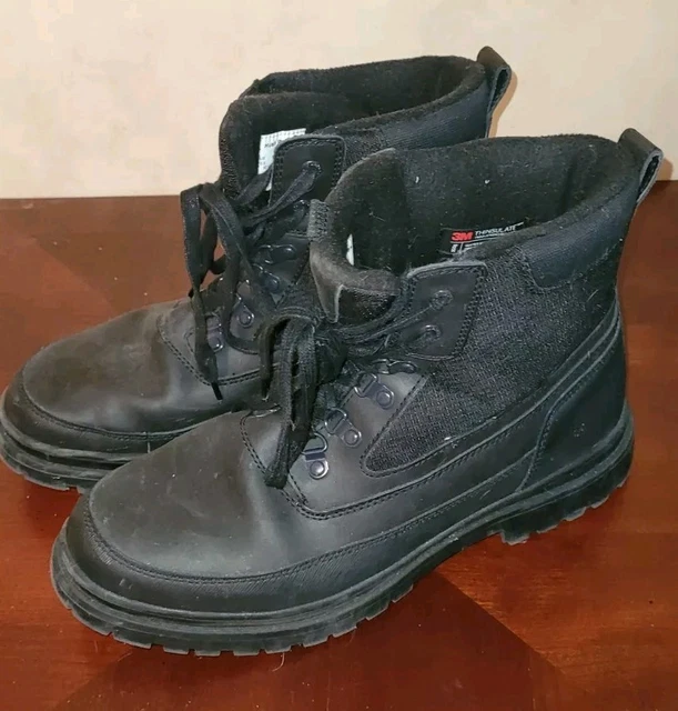 HUSH PUPPIES MEN'S Black Ankle Lace up Boots 10.5 £25.63 PicClick UK