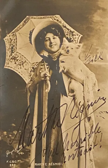 CPA Photo - Marthe REGNIER (1880-1967) - Actrice et Chanteuse Française