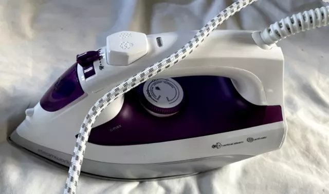 STEAMWORKS ES2325 STEAM Iron 2000W 300ml Capacity Light Weight Purple USED 9.50 PicClick UK