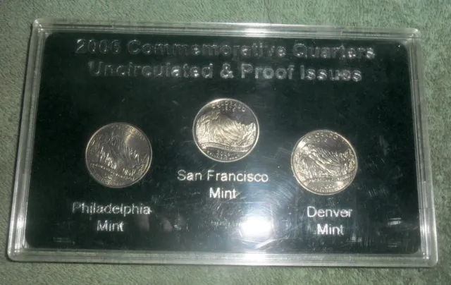 JB RFM 76659 2006 Commemorative Quarters Uncirculated & Proof Issues