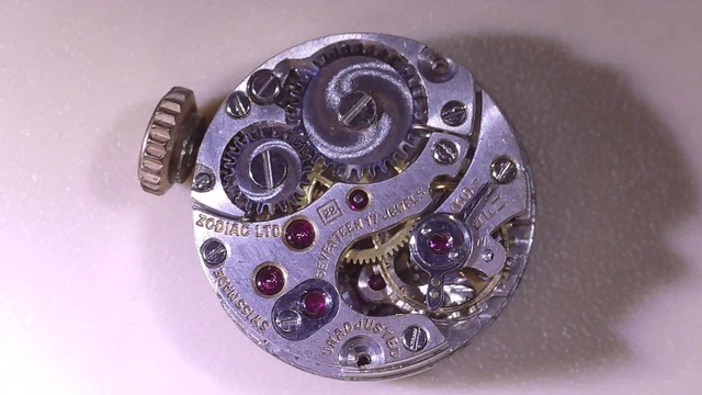 Mouvement Mécanique De Montre-bracelet Zodiac Vintage - Pour Pièces Ou Réparation - Occasion