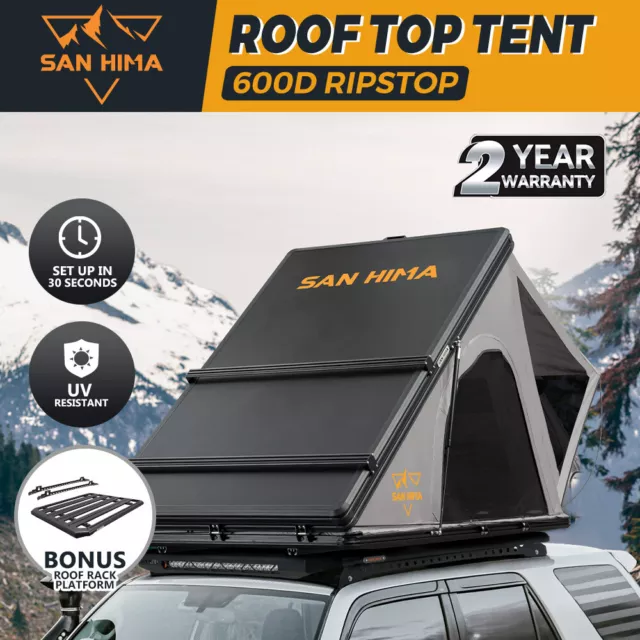 San Hima Kalbarri Roof Top Tent + Roof Rack Platform For Mazda BT50 2010-On