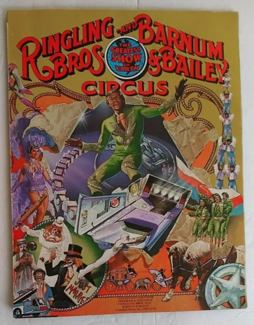 1982 Ringling Brothers And Barnum & Bailey Circus Souvenir Program & Magazine