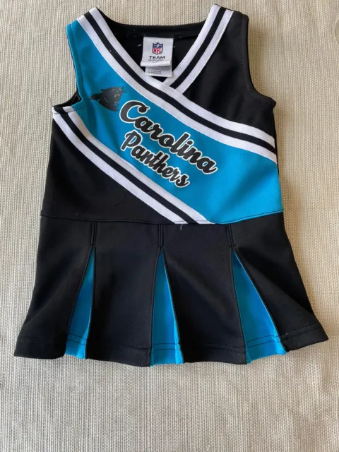 Carolina Panthers NFL Team Apparel Toddler size 18 months Cheerleader Outfit