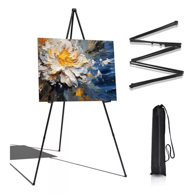 Display Easel Stand for Wedding, 63Inch Portable  Tripod Collapsible Artist3778