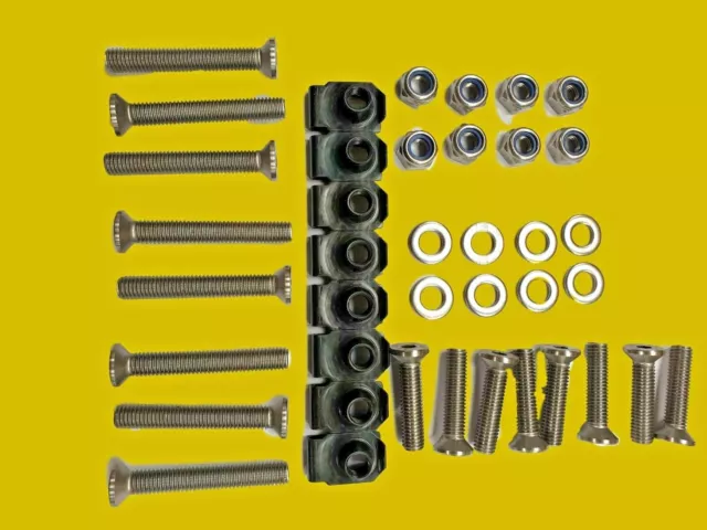 Land Rover Defender Stainless Steel Front Door Hinge Bolt Kit