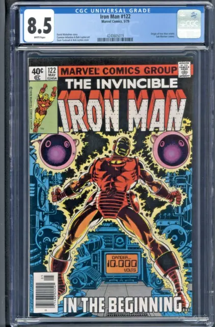 The Invincible Iron Man #122 (Marvel Comics) CGC 8.5 *KEY ISSUE