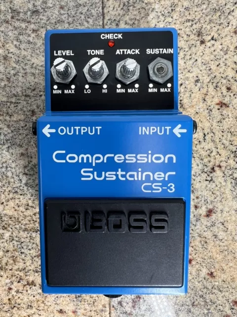 BOSS CS-3 Compression Sustainer Guitar Foot Pedal. Read description!