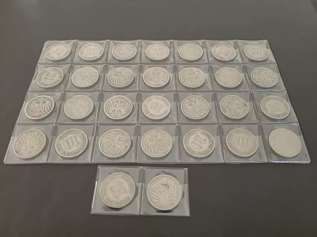 10 Pfennig Deutsches Reich 30 Stück