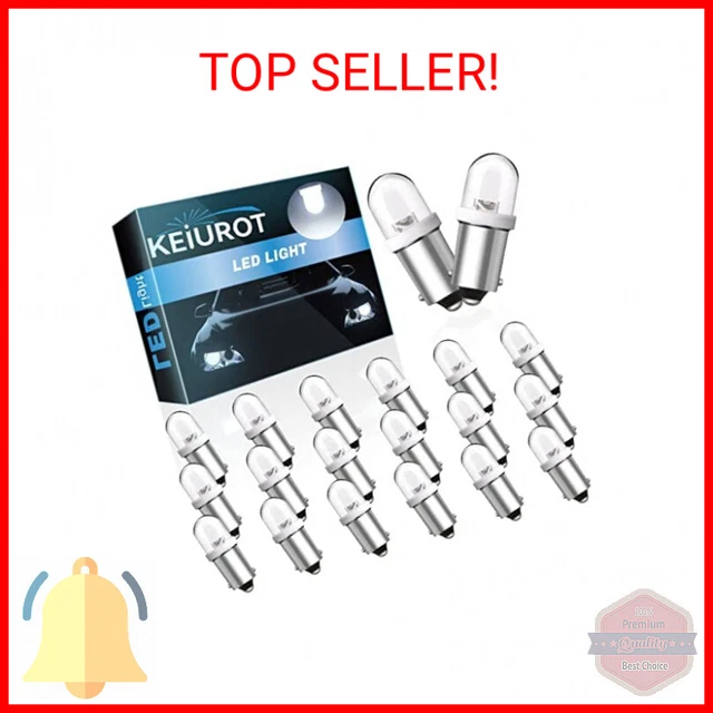 Keiurot GE44 47 756 755 Bulb Ba9s Led Bulbs for Pinball Led Bulbs Pinball Machin