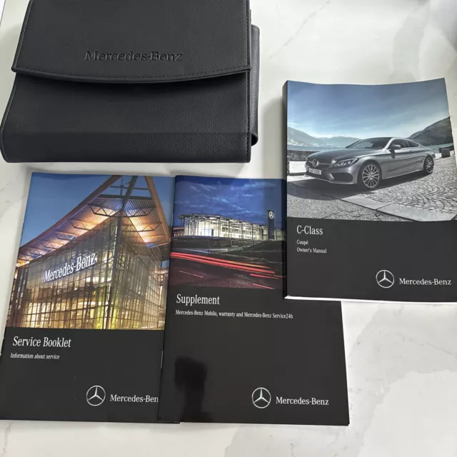 Mercedes C Class Coupe Owners Pack / Handbook / Manual. + Wallet 2015-2018