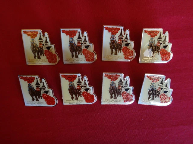 8 Nuovo Metallo Distintivi: Churchill Downs Pista Kentucky Derby 114 Su May 7,
