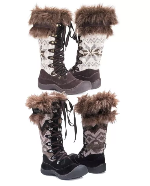 MUK LUKS WOMEN S Gwen Snow Winter Boot 47.39 PicClick UK