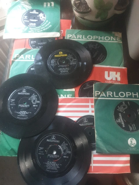 Beatles 45 Rpm 7" Records