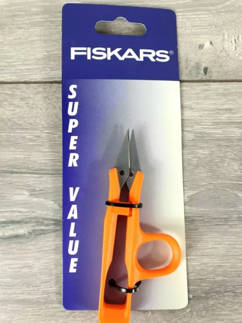 Fiskars Classic Schnellclipschere Schere 12,5 cm Schnittfäden Nähen P481