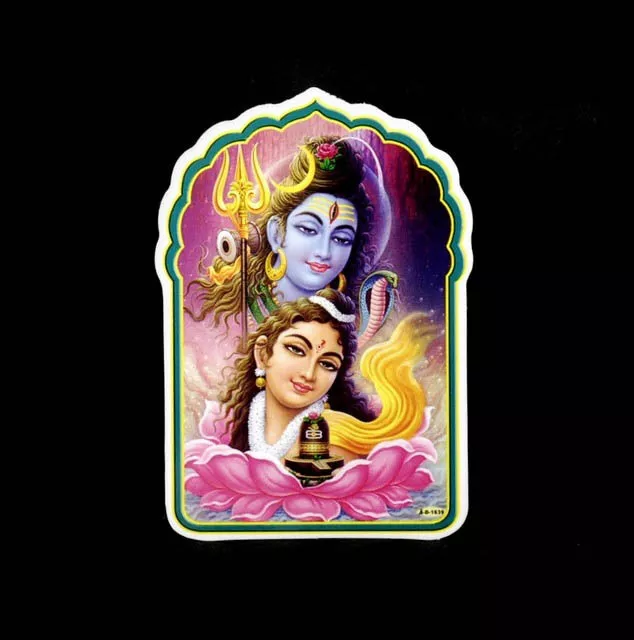 Selbstklebend Aufkleber Shiva Parvati Peterandclo Gk
