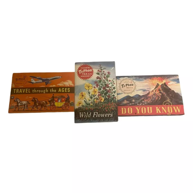 Typhoo Tea cards Do You Know Travel through the ages wild flowers complete album