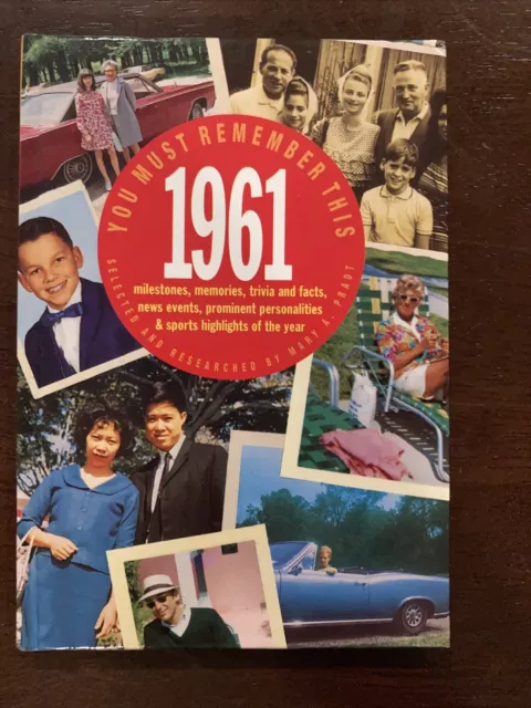 You Must Remember This 1961 Betsy Dexter Warner Treasures Year Vintage