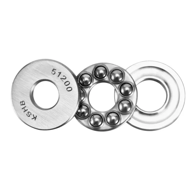 51200 Single Direction Poussée Roul. bille 10mmx26mmx11mm Chrome Acier