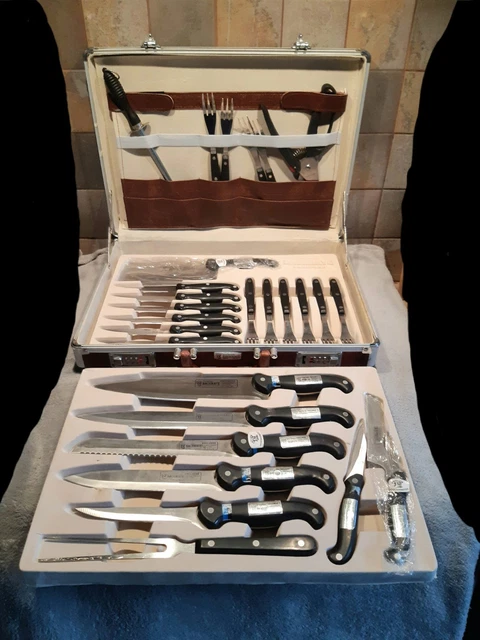 Müller Malette de 9 couteaux Professionnel dans coffret