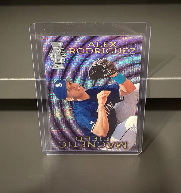 1997 SKYBOX METAL Universe Alex Rodriguez #9 Magnetic Field