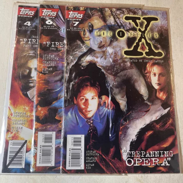 X-Files Annual #4,6,7 1995 Comic Book Topps Comics Special Edition   20