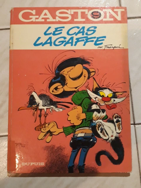 GASTON LAGAFFE N°9 Le Cas Lagaffe Reedition Dos Rond 1972 EUR 10,00 ...
