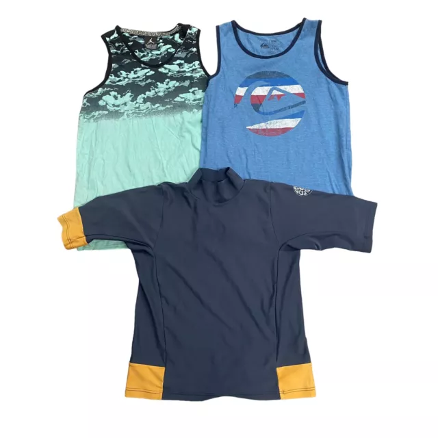 3 x Boys Singlet Tops Clothes Bundle Lot Size 12 Sport Casual Summer Sleeveless