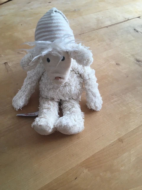 Sigikid Schleckertier Kuscheltier Schaf mit Zipfelmütze