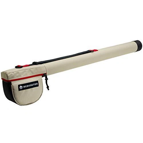Fly Rod Travel Case Plastic Reinforced Caps Adjustable Shoulder Strap Single ...