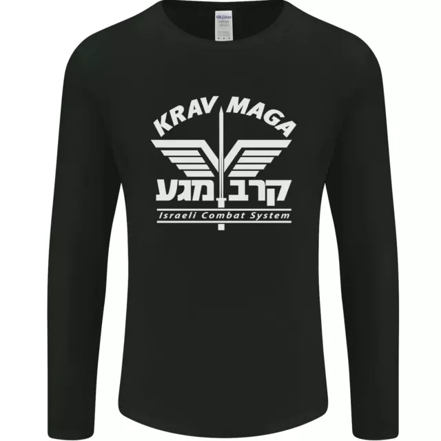 Krav Maga Israeli Defence System MMA Mens Long Sleeve T-Shirt