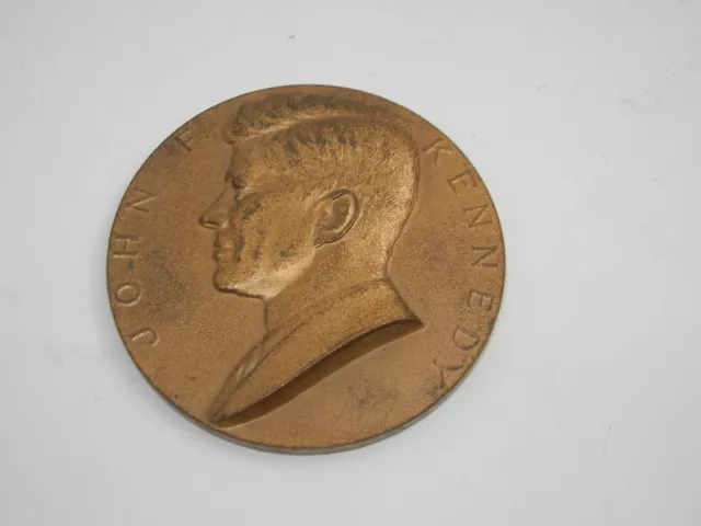 John F Kennedy Inaugurated President 1961 Bronze Medal