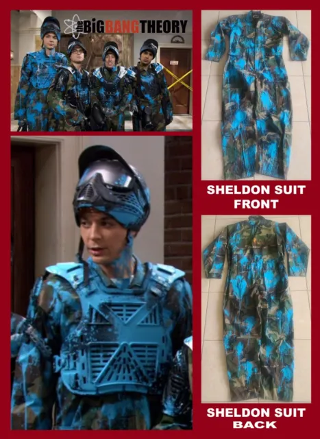 THE BIG BANG THEORY TBBT: Sheldon/Jim Parsons SCREEN MATCH Paintball Suit Ep106