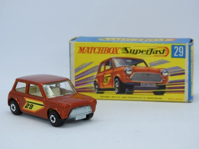 MATCHBOX SUPERFAST EMBALL No.29 Bronze Course Mini Presque Neuf