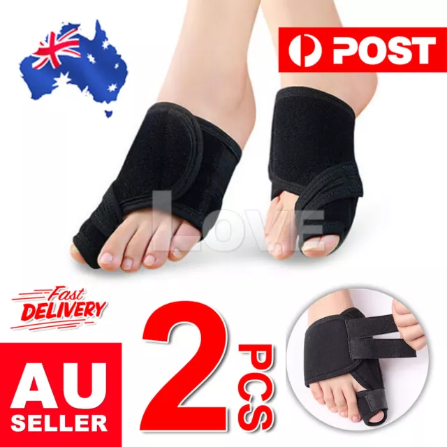 2PCS Hallux Valgus Relief Foot Pain Big Toe Bunion Splint Straightener Corrector