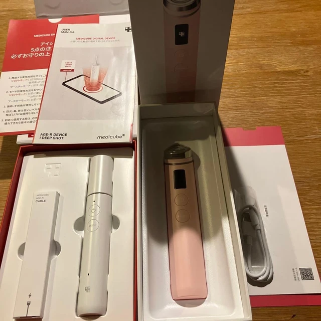 MEDICUBE AGE-R DEVICE ピンク・ホワイトセット MEDICUBE AGE-R DEVICE ピンク・ホワイトセット Age-R Booster Pro