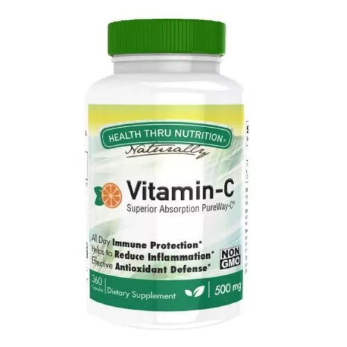 Vitamine C 500 MG Pureway C 60 Végé Capuchons