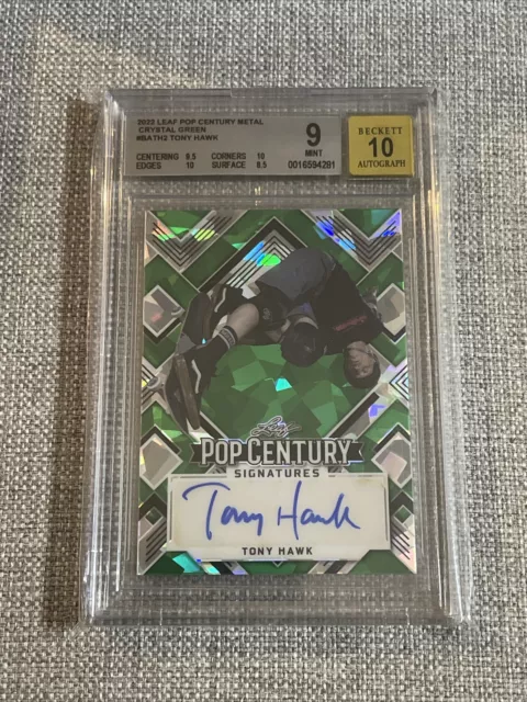 2022 Leaf Pop Century Metal Tony Hawk Auto /5  BGS Graded