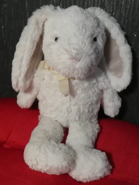 White Long Ear Rabbit From Pbk Pottery Barn Kids Soft Plush 10"