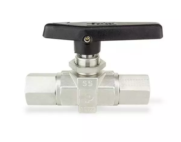 PARKER - 4A-B6XJ2-SSP - Three Way B-Series Ball Valve - New